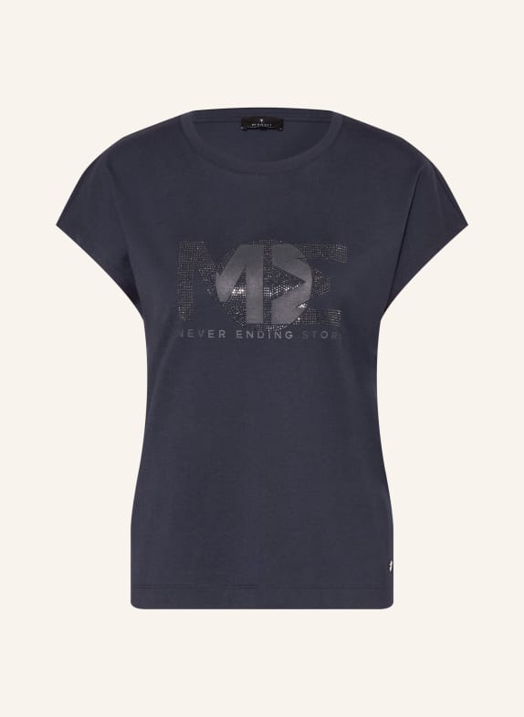 monari T-shirt met strass-steentjes DONKERBLAUW