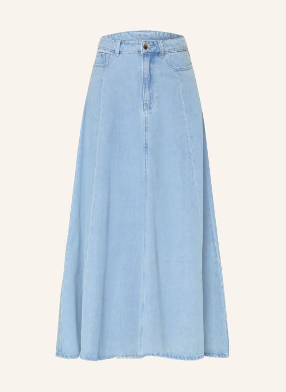 monari Jeansrok LICHTBLAUW