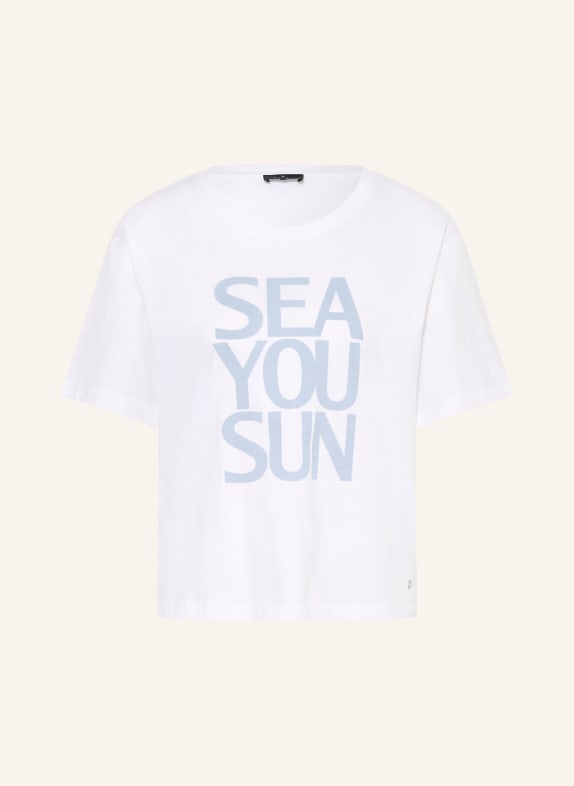 monari T-Shirt mit Schmucksteinen WEISS