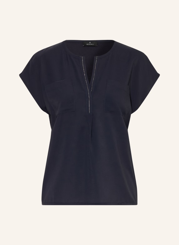monari Blouse met strasssteentjes DONKERBLAUW