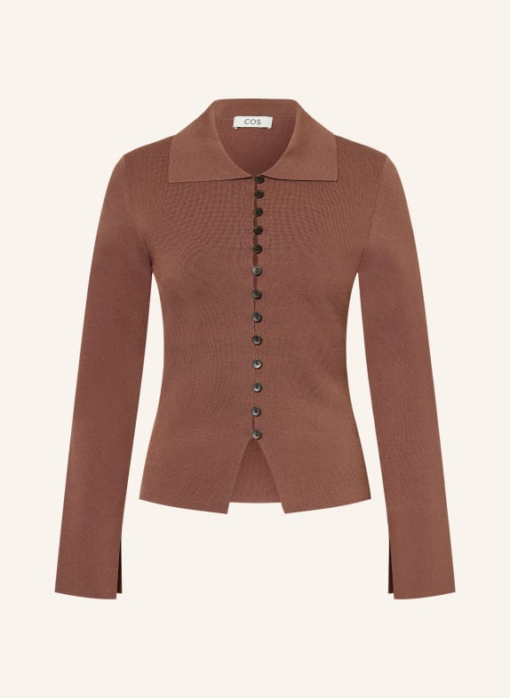 COS cardigan MARRON