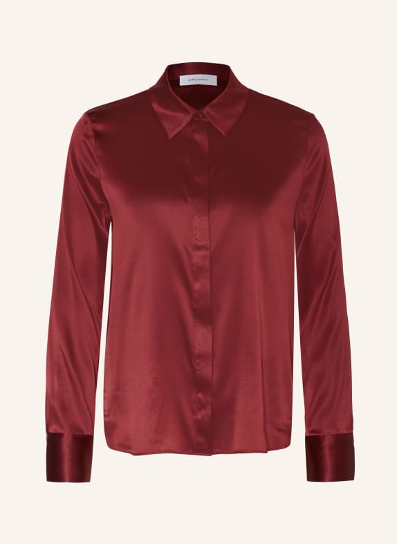 darling harbour Bluzka koszulowa z jedwabiu MARONE
