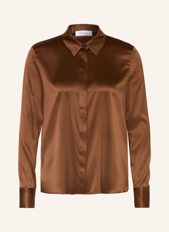 darling harbour Bluzka koszulowa z jedwabiu NOUGAT