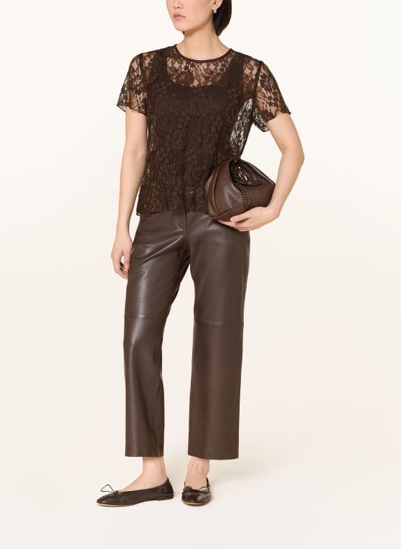 darling harbour Bluse i blonder DARK BROWN