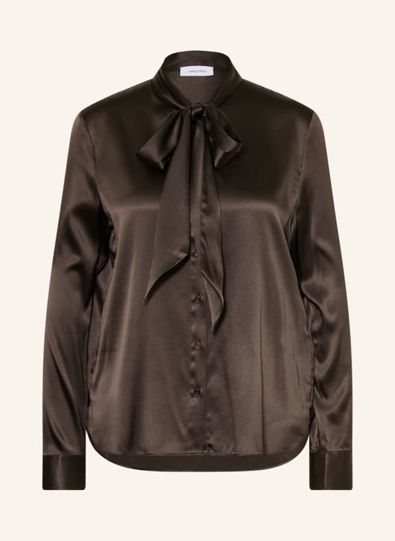 darling harbour Schluppenbluse aus Seide ESPRESSO