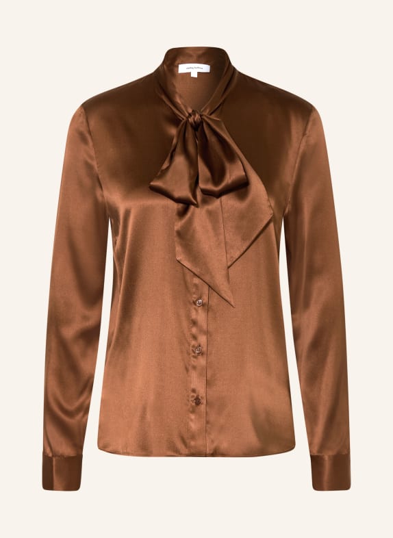 darling harbour Schluppenbluse aus Seide NOUGAT