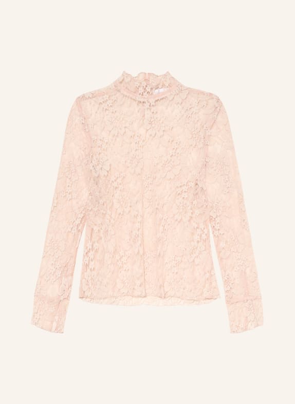 darling harbour Bluzka z koronki LIGHT BEIGE