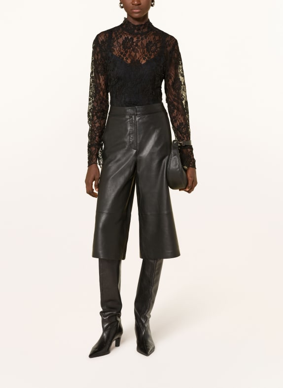 darling harbour Blusenshirt aus Spitze BLACK