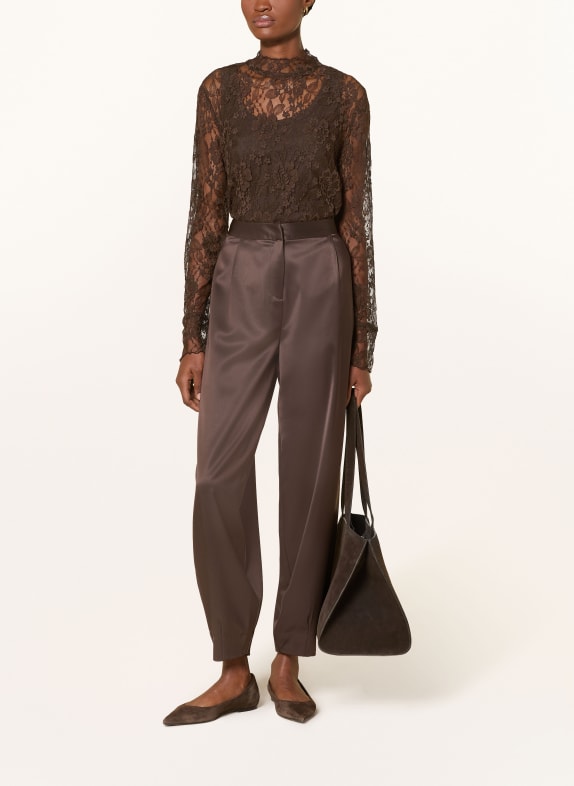 darling harbour Bluse i blonder DARK BROWN