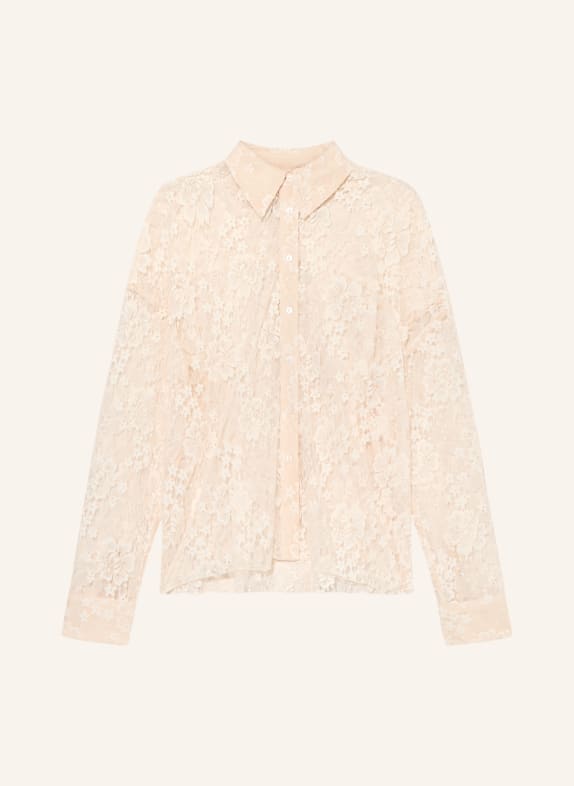 darling harbour Hemdbluse aus Spitze CHAMPAGNER