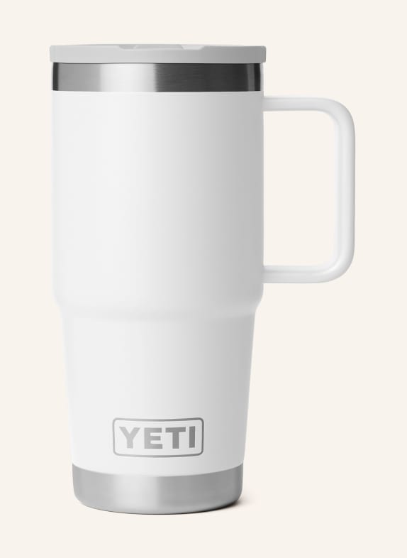 YETI Thermosbeker RAMBLER® WIT / ZILVER