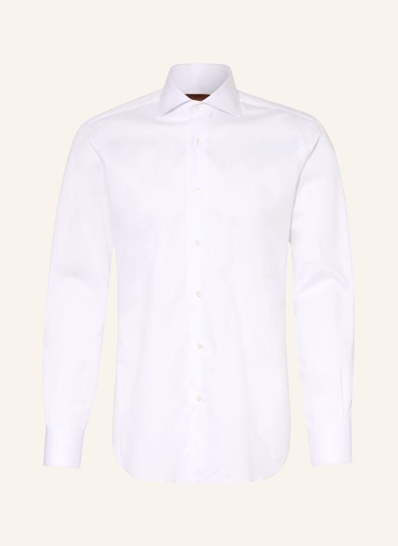 BARBA NAPOLI Chemise coupe ajustée BLANC