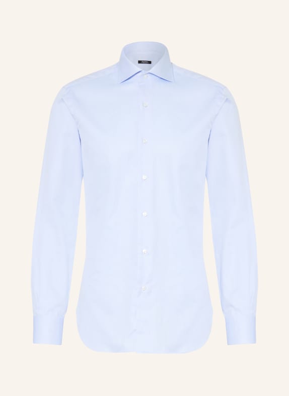 BARBA NAPOLI Chemise Oxford coupe ajustée BLEU CLAIR / BLANC