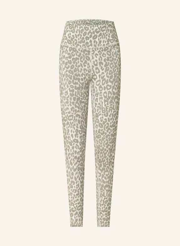 Lala Berlin Leggings LEA GRÜN / CREME