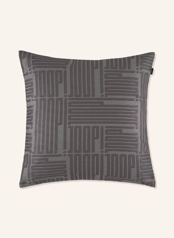 JOOP! Housse de coussin décorative FINE BARS GRIS FONCÉ