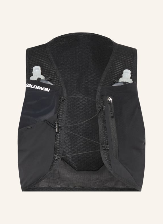 SALOMON GRAVEL SKIN 4 Running Vest BLACK / WHITE
