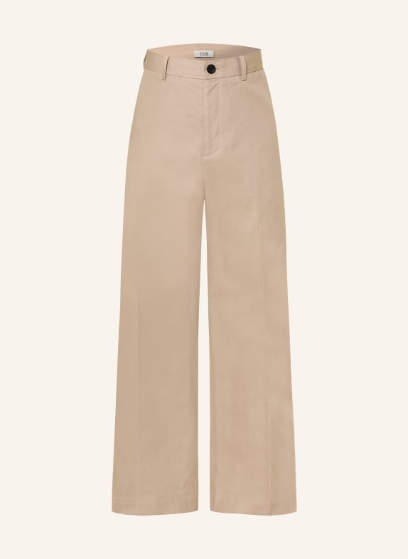 COS Pantalon coupe classique BEIGE