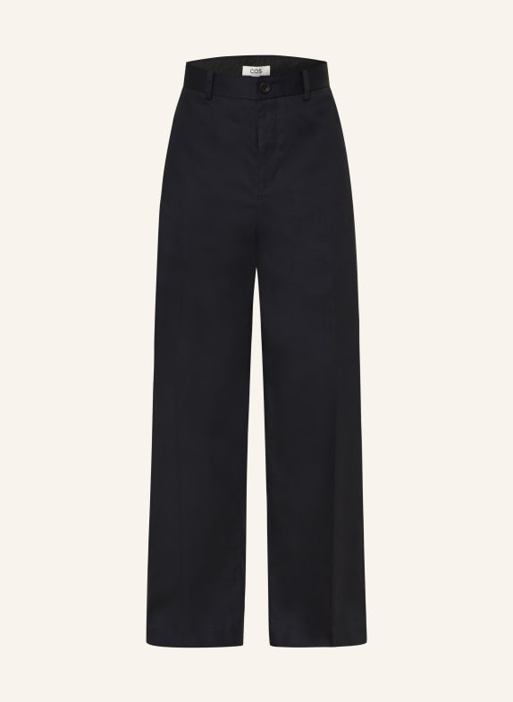 COS Pantalon coupe classique BLEU FONCÉ