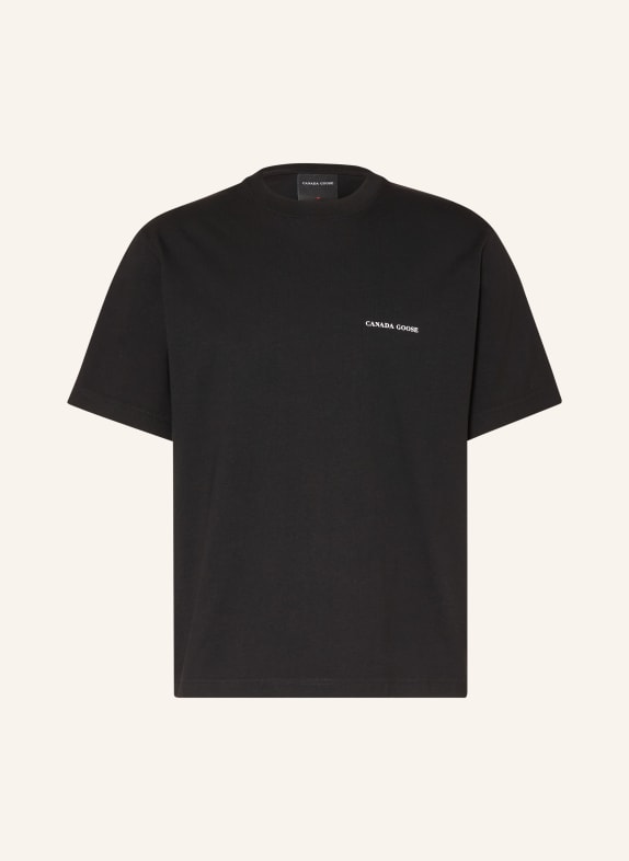 COS piqué polo shirt BLACK / WHITE