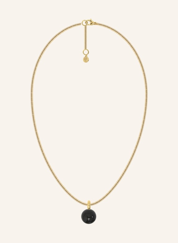 EDBLAD Ketting AURA L GOUD / ZWART