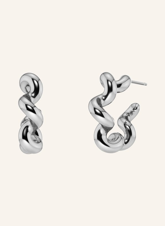 EDBLAD Kruhy SPIRAL L STŘÍBRNÁ