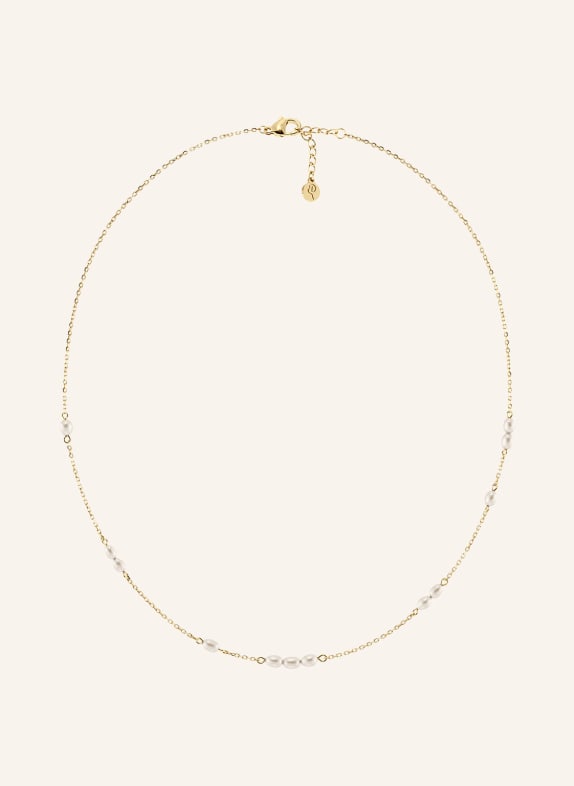 EDBLAD Náhrdelník BREEZE ZLATÁ / BÍLÁ