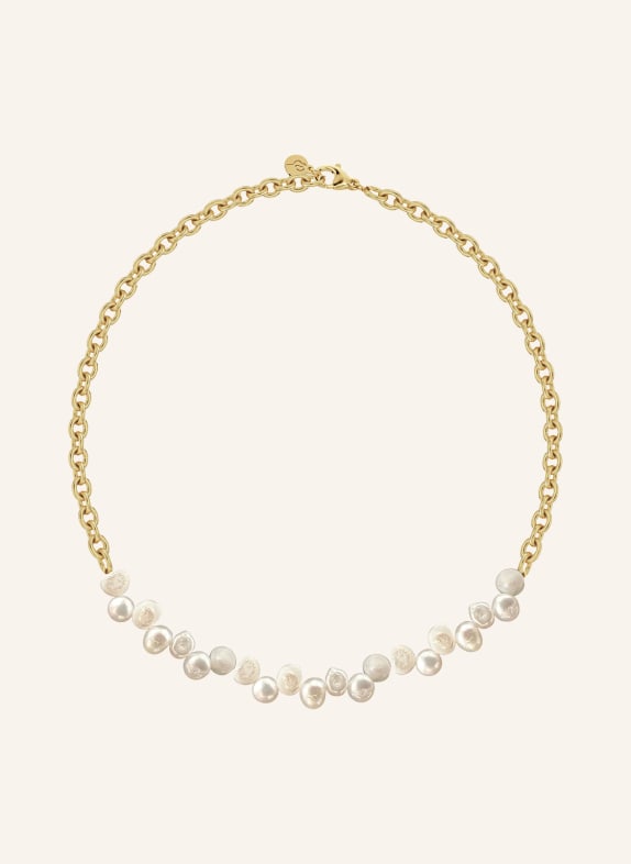 EDBLAD Náhrdelník BREEZE ZLATÁ / BÍLÁ