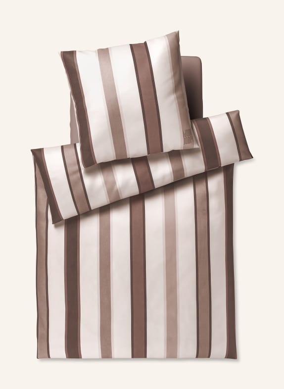 JOOP! Bettwäsche BANKS CREME / DUNKELLILA / LILA