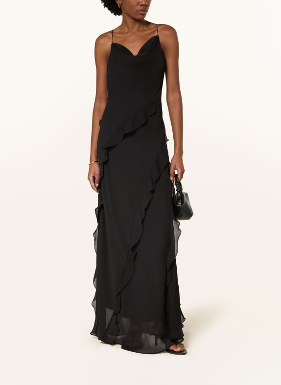 MRS & HUGS Kleid mit Volants SCHWARZ