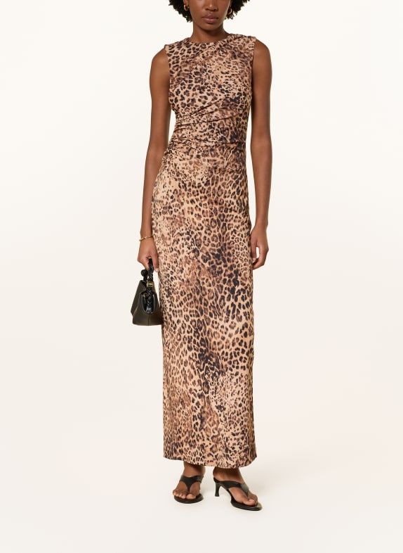 MRS & HUGS Šaty BÉŽOVÁ / HNĚDÁ / ČERNÁ