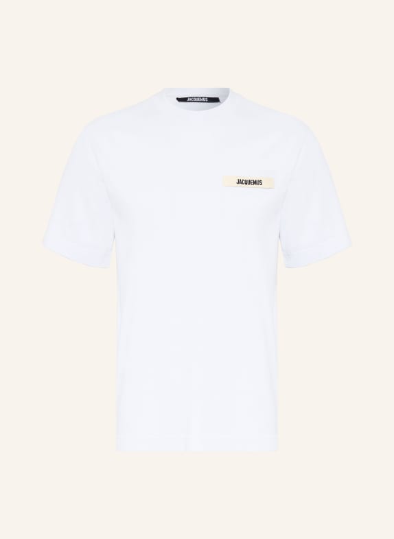 JACQUEMUS T-shirt LE TSHIRT GROS GRAIN LIGHT BLUE