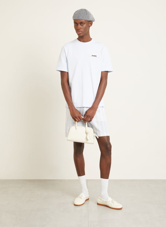 JACQUEMUS T-shirt LE TSHIRT GROS GRAIN BLEU CLAIR