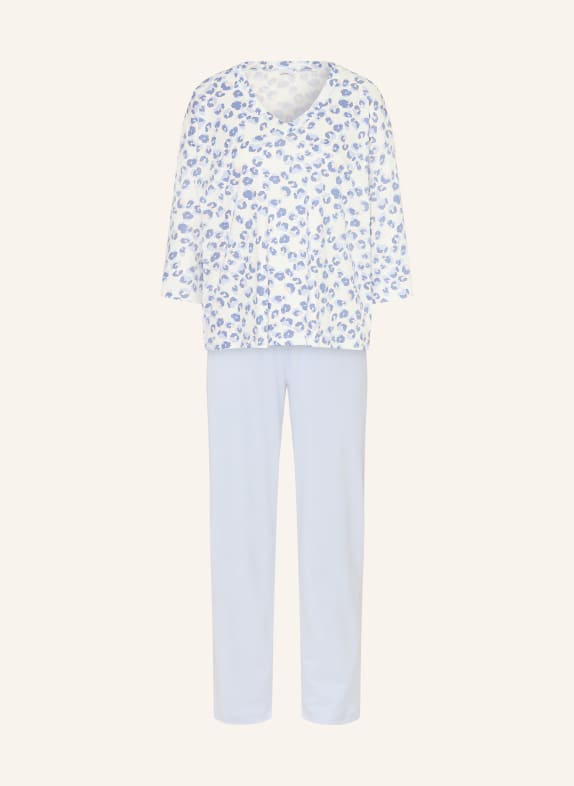 mey pyjama LICHTBLAUW / WIT