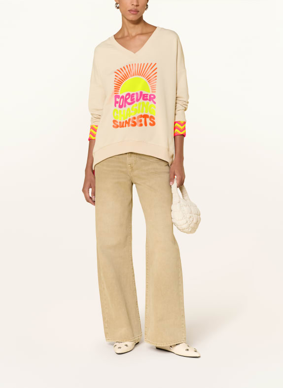 miss goodlife Sweatshirt LICHTBRUIN / NEONROZE / NEONGEEL