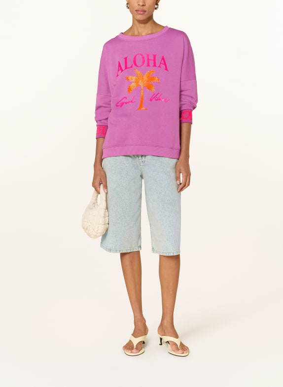 miss goodlife Sweatshirt FUCHSIA / NEONROZE / NEONORANJE