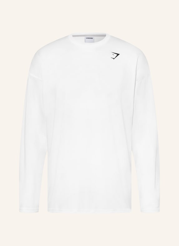 GYMSHARK Longsleeve ARRIVAL WEISS