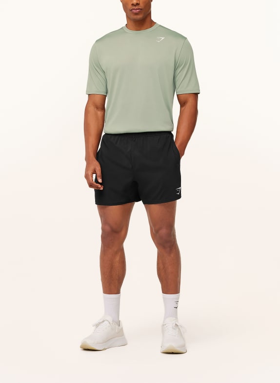 GYMSHARK T-Shirt ARRIVAL HELLGRÜN