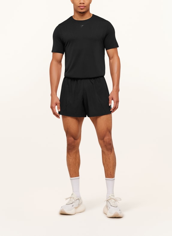 GYMSHARK T-shirt de course SEAMLESS NOIR