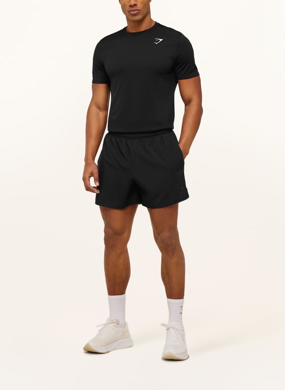 GYMSHARK Trainingsshorts ARRIVAL SCHWARZ