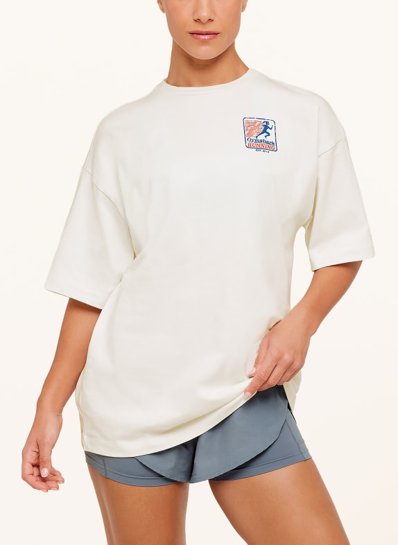 GYMSHARK T-Shirt GFX RUN CLUB ECRU