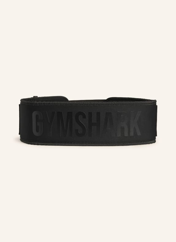 GYMSHARK Gewichthebergürtel VELCRO WEIGHTLIFTING BELT SCHWARZ