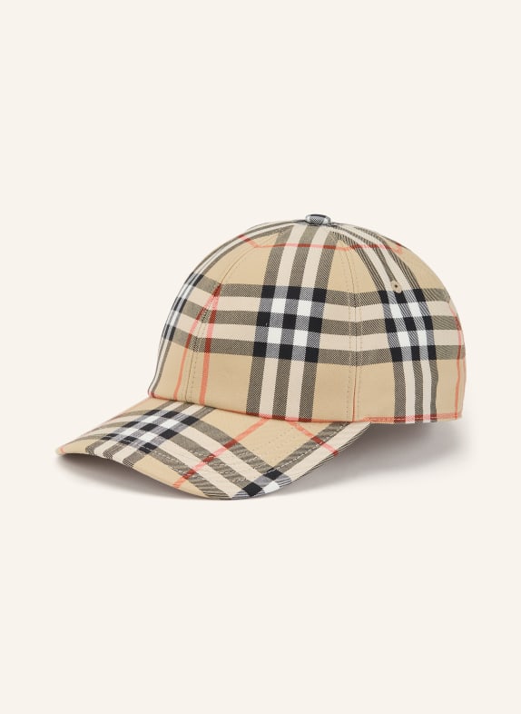 BURBERRY casquette BEIGE / ROUGE / NOIR