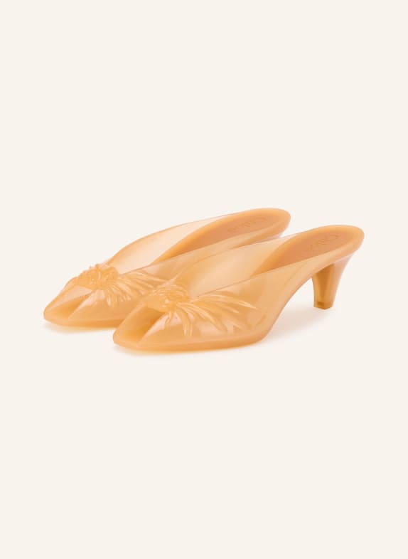 Chloé Mules JELLY 26O AMBER BROWN