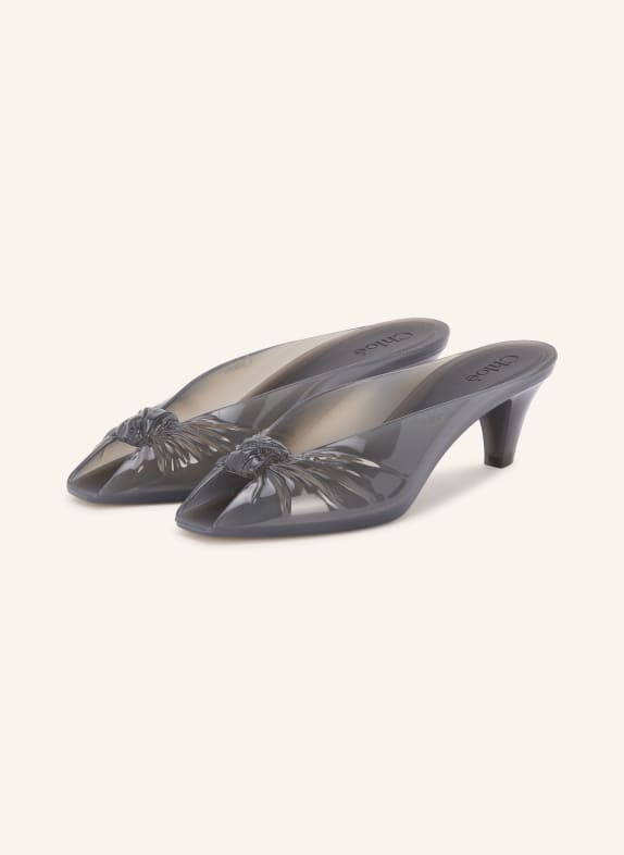 Chloé Mules JELLY 065 Ash Grey