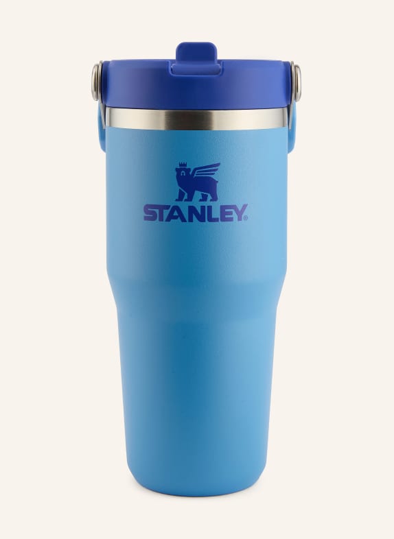 STANLEY Thermosbeker THE ICEFLOW™ FLIP STRAW 2.0 LICHTBLAUW / ZILVER / BLAUW
