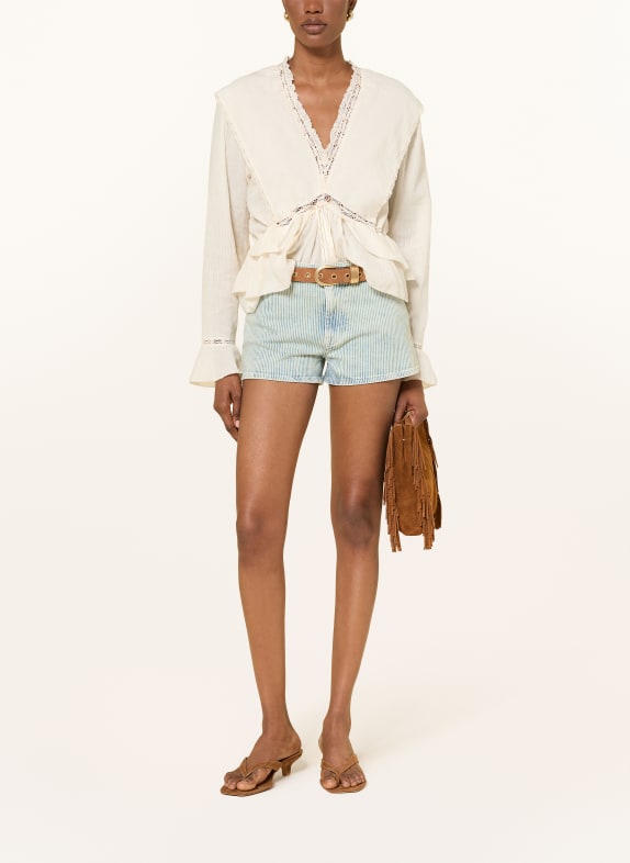 7 for all mankind Jeansshort 3O4 STRIPES