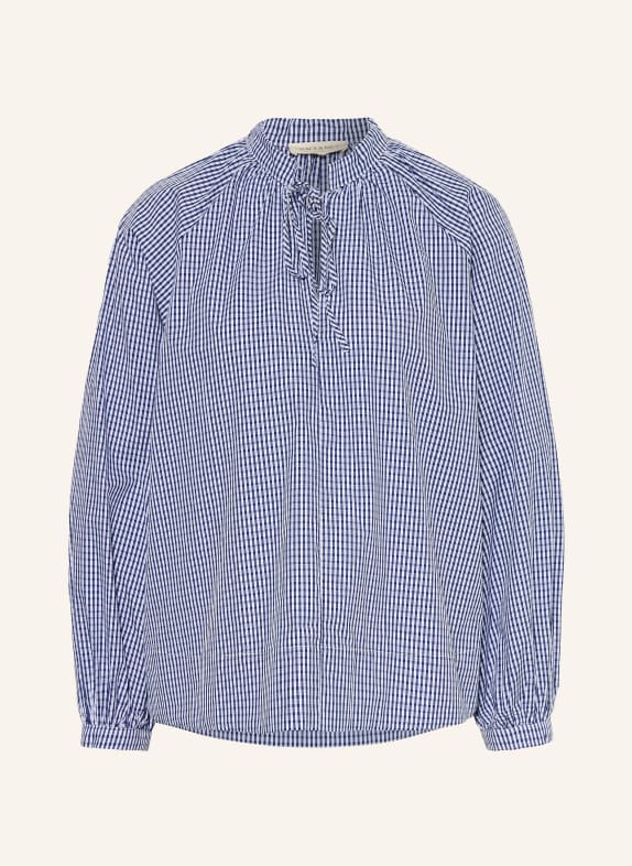 GRACE & MILA Blůza VARRY TMAVĚ MODRÁ / BÍLÁ