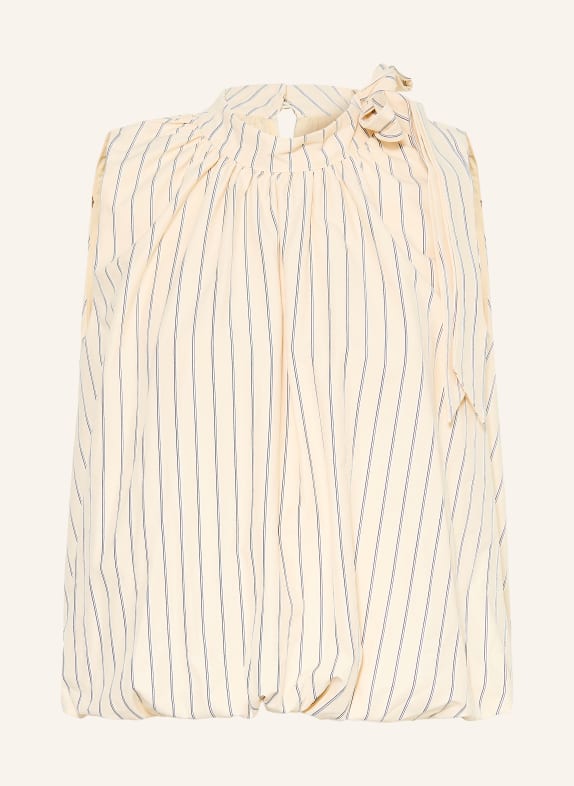 GRACE & MILA Chemisier à col lavallière VANYA CRÈME / BLANC / NOIR