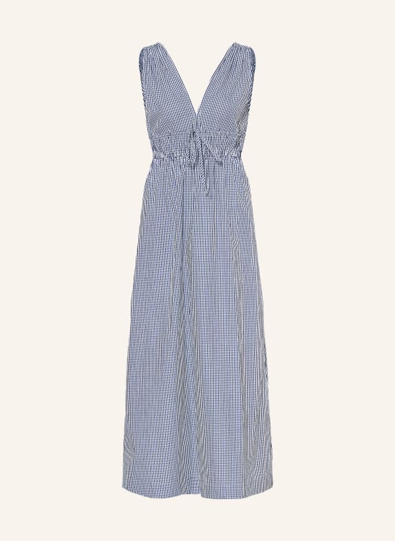 GRACE & MILA Kleid VELMIRA DUNKELBLAU / WEISS