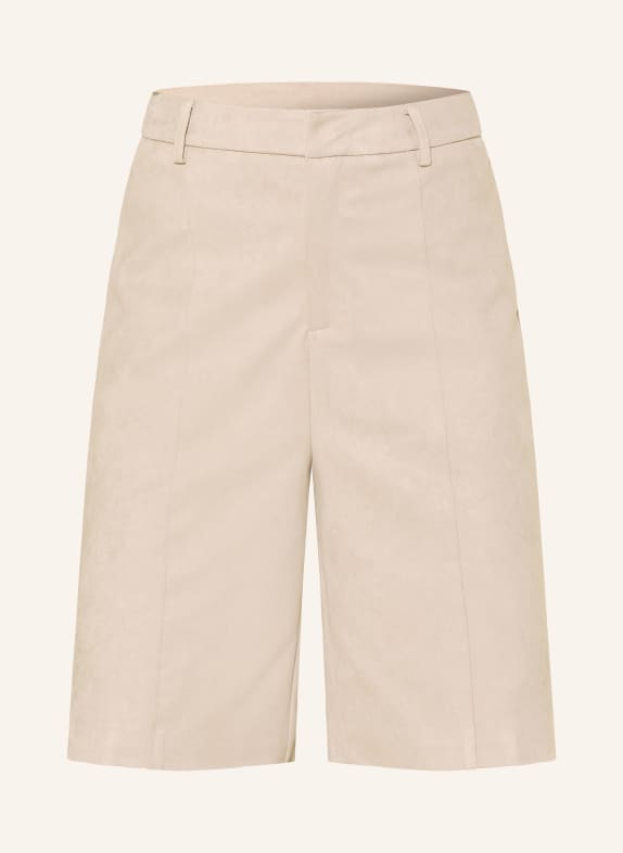 GRACE & MILA Bermuda VACANZA aspect cuir BEIGE